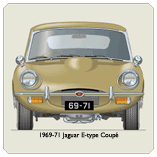 Jaguar E-Type Coupe 2+2 S2 (wire wheels) 1969-71 Coaster 2